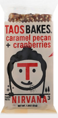 Taos Bakes Caramel Pecan Cranberry Bar - 1.8 OZ - Image 2