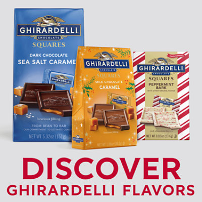 Ghirardelli Holiday Milk Chocolate Caramel Squares Bag - 1.06 Oz - Image 2