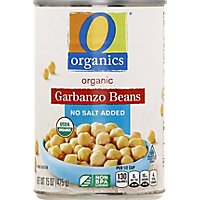 O Organics Beans Garbanzo No Salt Added - 15 OZ - Image 2