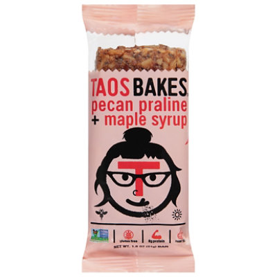 Taos Bakes Pecan Praline Maple Syrup Bar - 1.8 OZ - Image 3