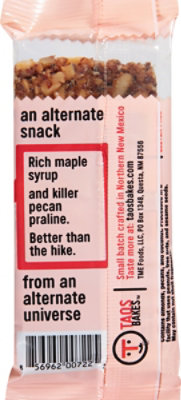 Taos Bakes Pecan Praline Maple Syrup Bar - 1.8 OZ - Image 6