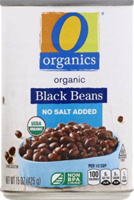 O Organics Beans Black No Salt Added - 15 OZ - Image 2