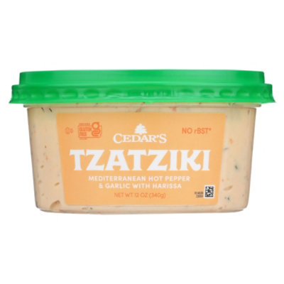 Cedars Mediterranean Hot Pepper Tzatziki - 12 Oz. - Image 2