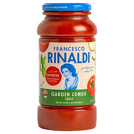 Francesco Rinaldi Pasta Sauce Garden Combination Chunky Style - 24 Oz - Image 2