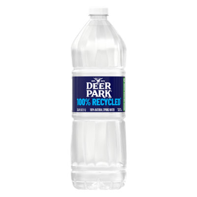 Deer Park No Flavor Natural Spring Water Bottle - 33.8 Oz - Image 1