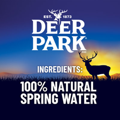 Deer Park No Flavor Natural Spring Water Bottle - 33.8 Oz - Image 4