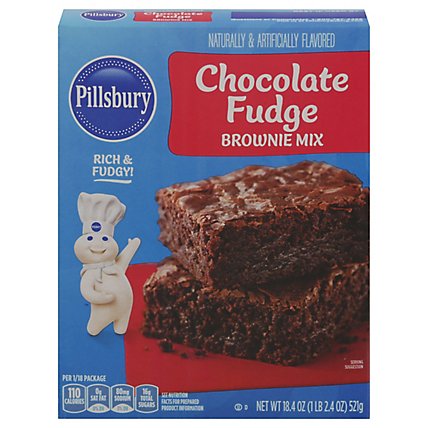 Pillsbury Choc Fudge Brownie Mix - 18.4 OZ - Image 3