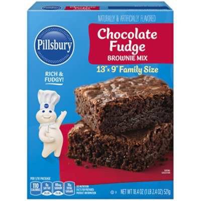 Pillsbury Choc Fudge Brownie Mix - 18.4 OZ - Image 2