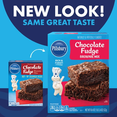 Pillsbury Choc Fudge Brownie Mix - 18.4 OZ - Image 2