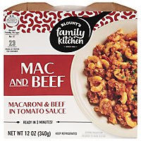 Blount's Family Kitchen Macaroni and Beef In Tomato Sauce Microwave Meal - 12 Oz - Image 3