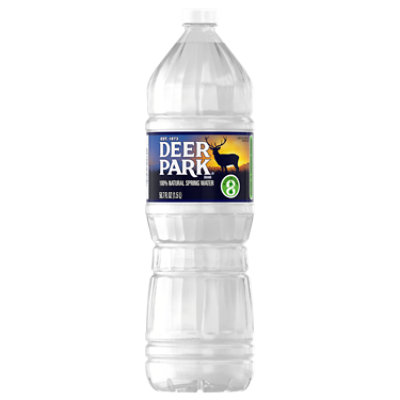 Deer Park No Flavor Natural Spring Water Bottle - 50.7 Oz - Image 1