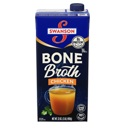 Swanson 100% Natural Chicken Bone Broth - 32 Oz - Image 1