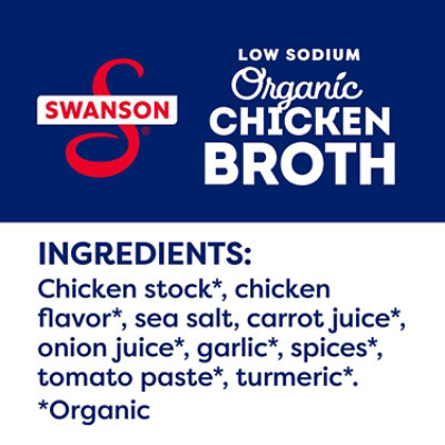 Swanson Organic 100% Natural - Low Sodium Chicken Broth - 32 Oz - Image 5