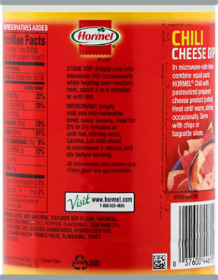 Hormel Chili No Beans - 19 OZ - Image 3