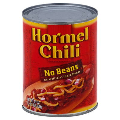 Hormel Chili No Beans - 19 OZ - Image 1