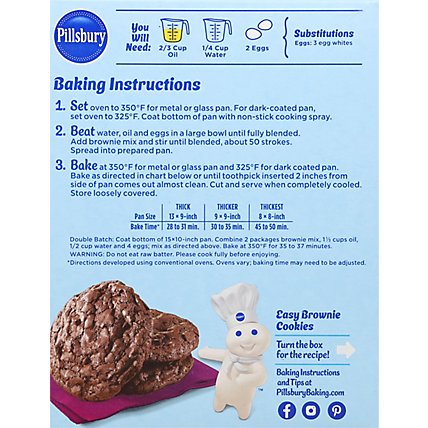 Pillsbury Dark Chocolate Brownie - 18.4 OZ - Image 6