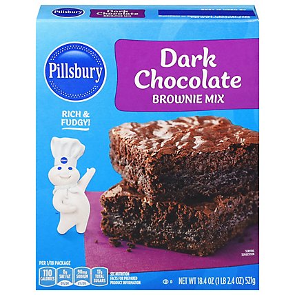 Pillsbury Dark Chocolate Brownie - 18.4 OZ - Image 2