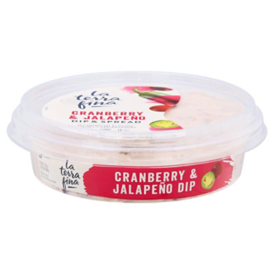 La Terra Fina Dip & Spread Cranberry & Jalapeno - 10 Oz