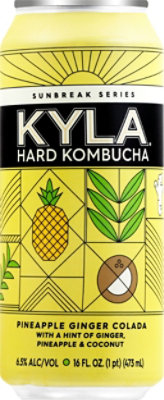 Kyla Hard Kombucha Sunbreak 3 Pineapple Ginger Colada - 16 FZ - Image 2