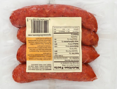 Opas Country Blend Smoked Sausage - 16 OZ - Image 6