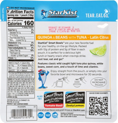 Starkist Latin Citrus Microwaveable Tuna Creations - 4.5 OZ - Image 4