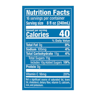 Hawaiian Punch Berry Blue Typhoon Juice Drink - 128 Oz - Image 4