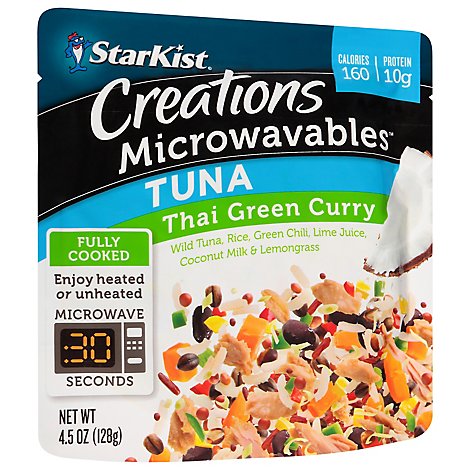 Starkist Thai Green Curry Microwaveable Tuna Creations - 4.5 OZ
