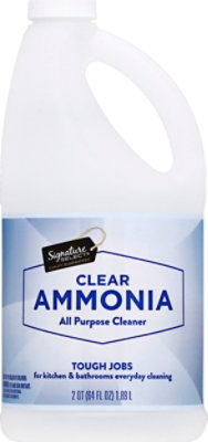 ammonia cleaner label