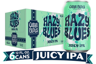 Oskar Blues Hazy Blues Juicy IPA In Cans - 6-12 Oz - Image 2