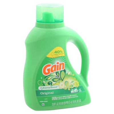 Gain +AromaBoost Laundry Detergent Liquid Original 45 Loads - 70 Fl. Oz.