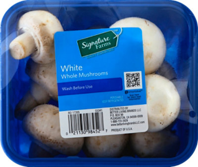 Signature Select/Farms White Whole Mushrooms - 6 Oz - Image 2