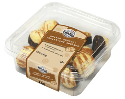 Two Bite Salted Caramel Shortbread Cookies 12 Count - 8.46 OZ