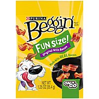 Beggin Dog Treats Bacon & Cheese Flavor Fun Size - 1.25 Oz - Image 3