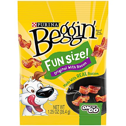 Beggin Dog Treats Bacon & Cheese Flavor Fun Size - 1.25 Oz - Image 2