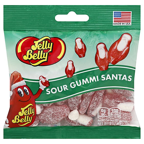 Jelly Belly Sour Gummi Santa - 3 OZ