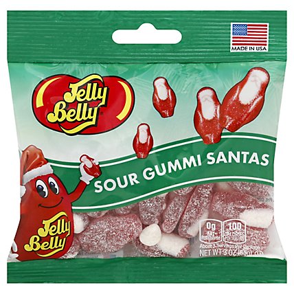 Jelly Belly Sour Gummi Santa - 3 OZ - Image 1