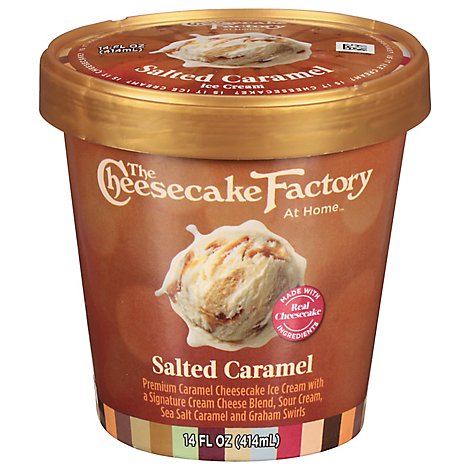The Cheesecake Factory At Home Salted Caramel Ice Cream - 14 Fl. Oz.
