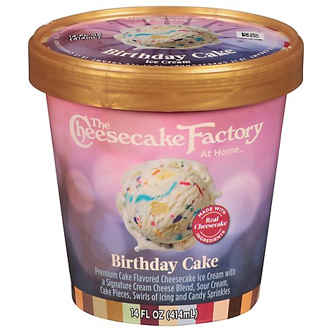 The Cheesecake Factory At Home Birthday Cake Ice Cream - 14 Fl. Oz.