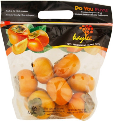 Persimmons Fuyu 2lb Bag Prepacked - 2 LB - Image 2