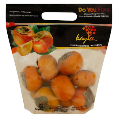 Persimmons Fuyu 2lb Bag Prepacked - 2 LB