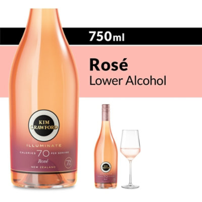 Kim Crawford Illuminate Wine Rose Low Alcohol - 750 ML