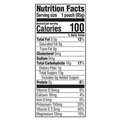 Happy Baby Organics Nutty Blends Organic Bananas With Almond Butter Stage 2 pouch - 3 Oz - Image 3