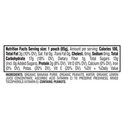 Happy Baby Organics Nutty Blends Organic Bananas With 1/2 Tsp Peanut Butter - 3 Oz - Image 4