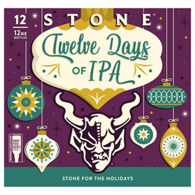 Stone 12 Days Of Ipa Mixed In Cans - 12-12 FZ