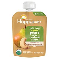 Happy Baby Organics Nutty Blends Organic Pears With 1 Tsp - 3 OZ - Image 3