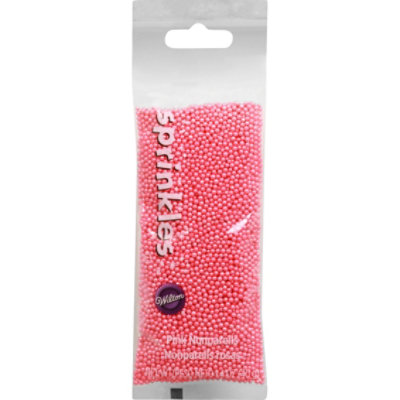 Wilton Pink Nonpareils Pouch - 1.4 OZ - Image 1