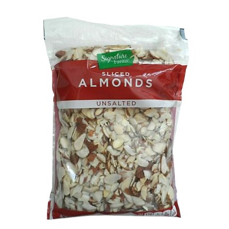 Signature Farms Almonds Sliced Unsalted - 16 OZ