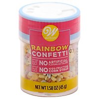 Wilton Rainbow Confetti - 1.58 OZ - Image 1
