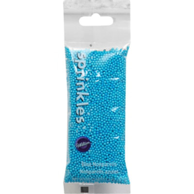 Wilton Blue Nonpareils Pouch - 1.4 OZ