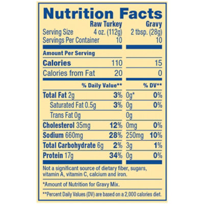 Butterball Turkey Breast Roast With Gravy Packet Boneless Cajun Style No Thaw Frozen - 3 Lb - Image 2